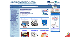 Desktop Screenshot of bindingmachine.com